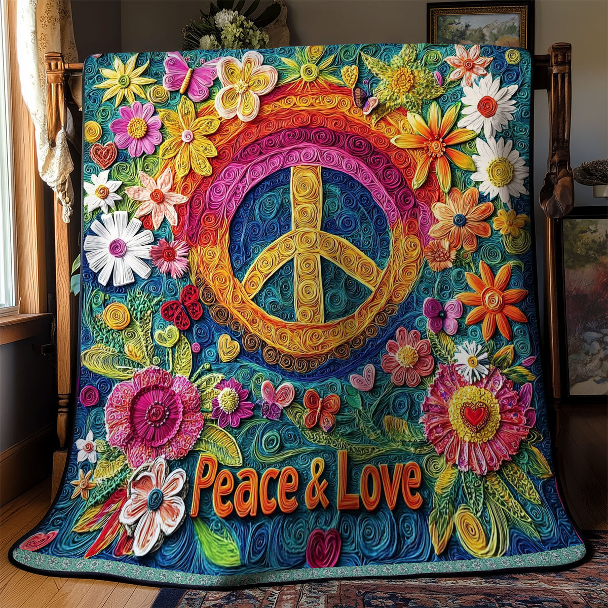 Hippie Sign WX1411026CL Quilt