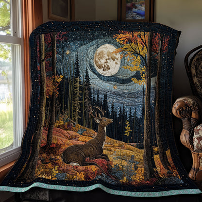 Deer In Night WX2011017CL Quilt