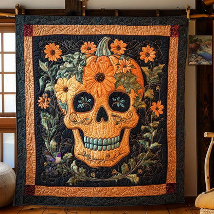 Pumpkin Skull WN2311074CL Quilt