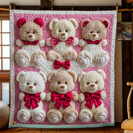 Lovely Teddy Bear WJ1812015CL Quilt