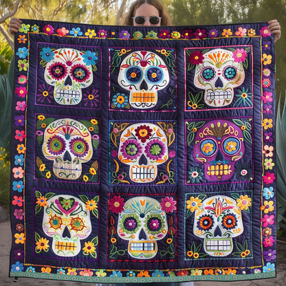 Calavera Sugar Skulls WJ2009006CL Quilt