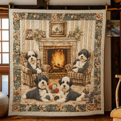 Schnauzer Snowy Fun WN2811045CL Quilt