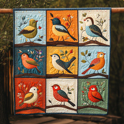 Colorful Bird WJ0810011CL Quilt