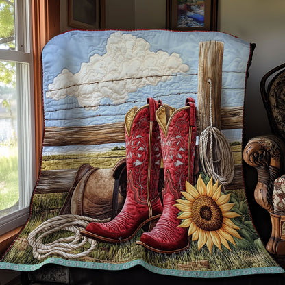 Red Cowboy Boots WX1411037CL Quilt