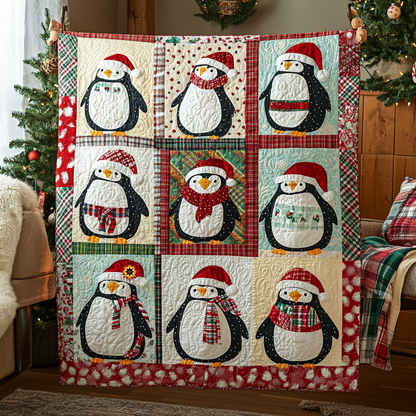 Penguin Christmas WG0612007CL Quilt