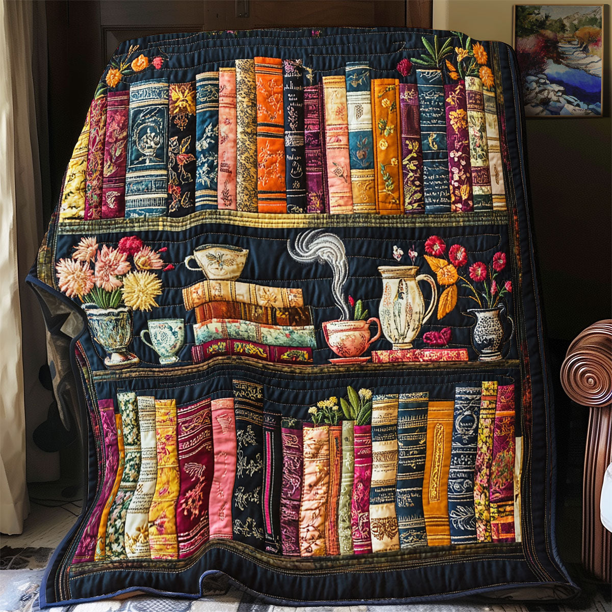 The Reader’s Retreat YR2001008CL Quilt