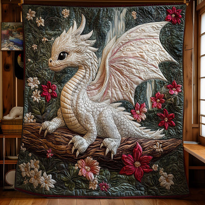 Baby Dragon In Branch WY1001101CL Quilt