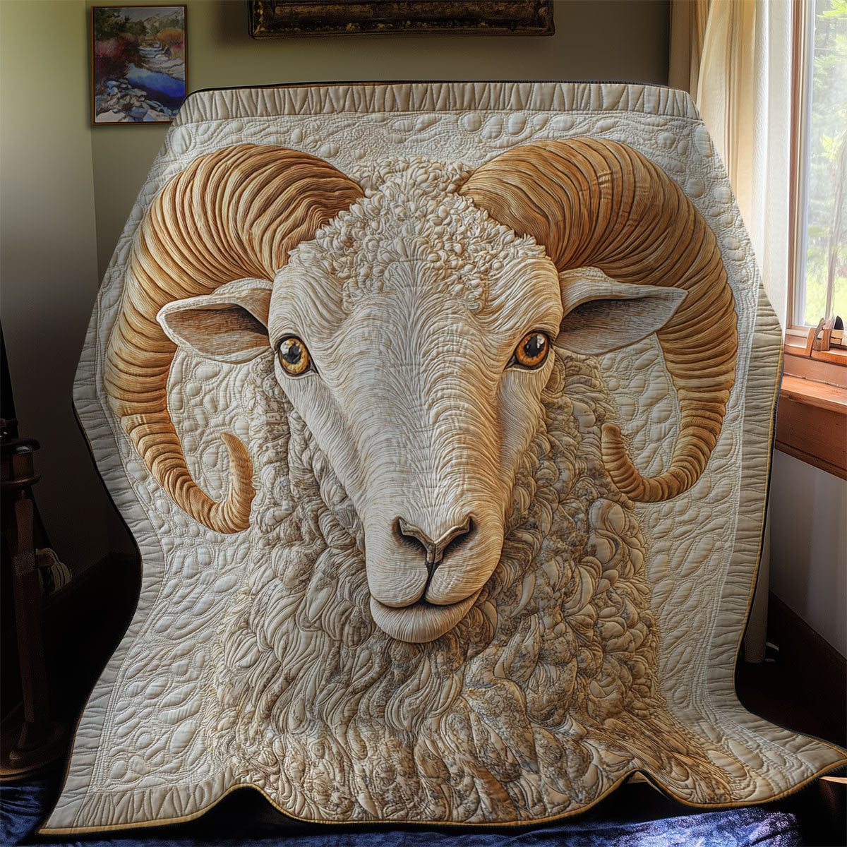 Bighorn Sheep WY2111045CL Quilt
