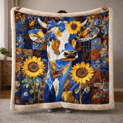 Happy Cow Sunflower KL2401006CL Faux Fur Throw Blanket
