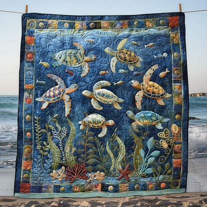 Sea Turtle WJ1209025CL Quilt