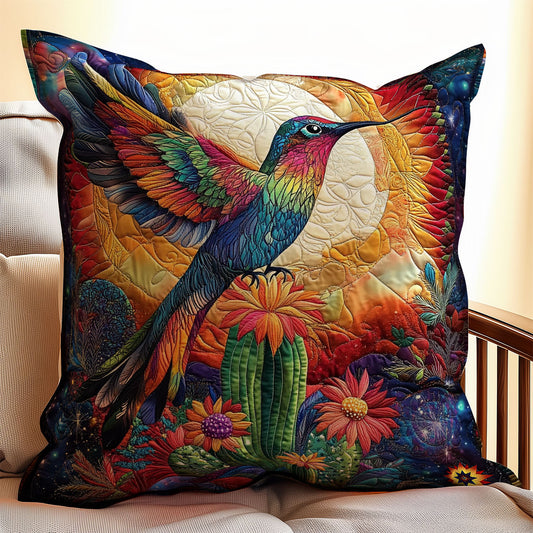 Hummingbird And Cactus WY1712061CL Quilt Pillow Case