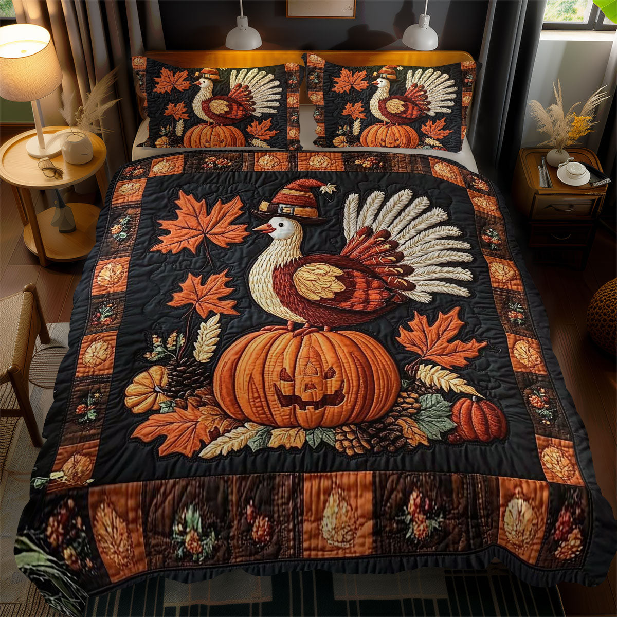 Turkey's Colorful Harvest WN1010166CL Duvet Cover Set