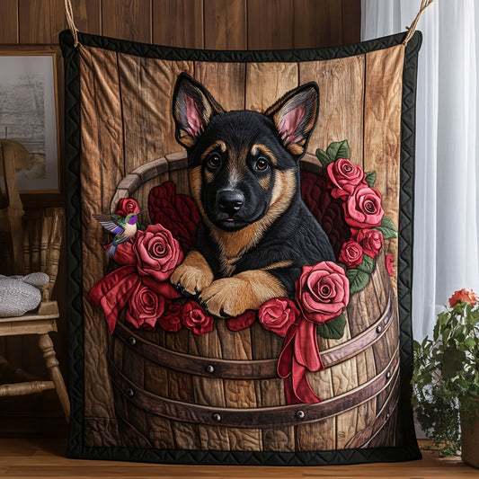 German Shepherd Puppy WX0211015CL Quilt
