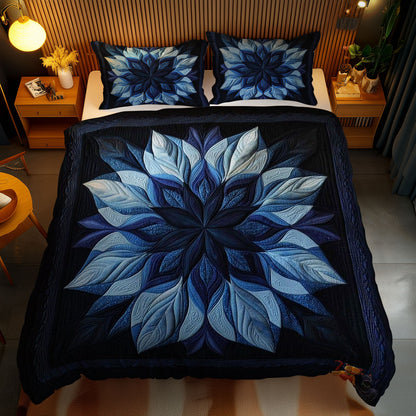 Whispering Blue Flower Fields WN1010173CL Duvet Cover Set