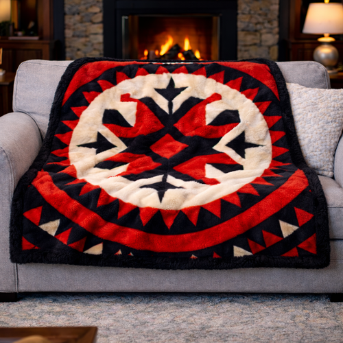 Warrior Shield KL2701006CL Faux Fur Throw Blanket
