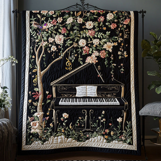 Piano Singing In The Wild WU2310031CL Quilt