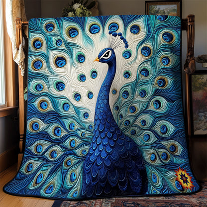 Portrait Peacock WY1411021CL Quilt
