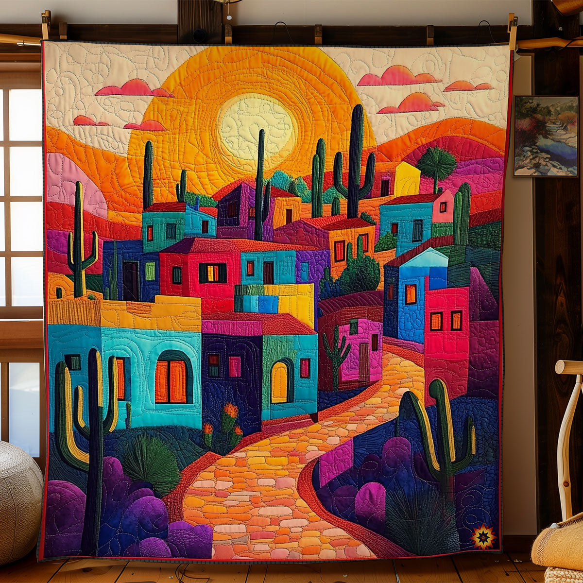 Sunset City WY1511022CL Quilt