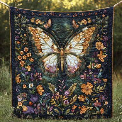 Butterfly Flower WT0701002CL Quilt