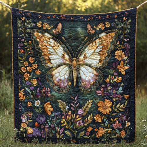 Butterfly Flower WT0701002CL Quilt