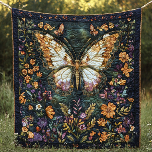 Butterfly Flower WT0701002CL Quilt