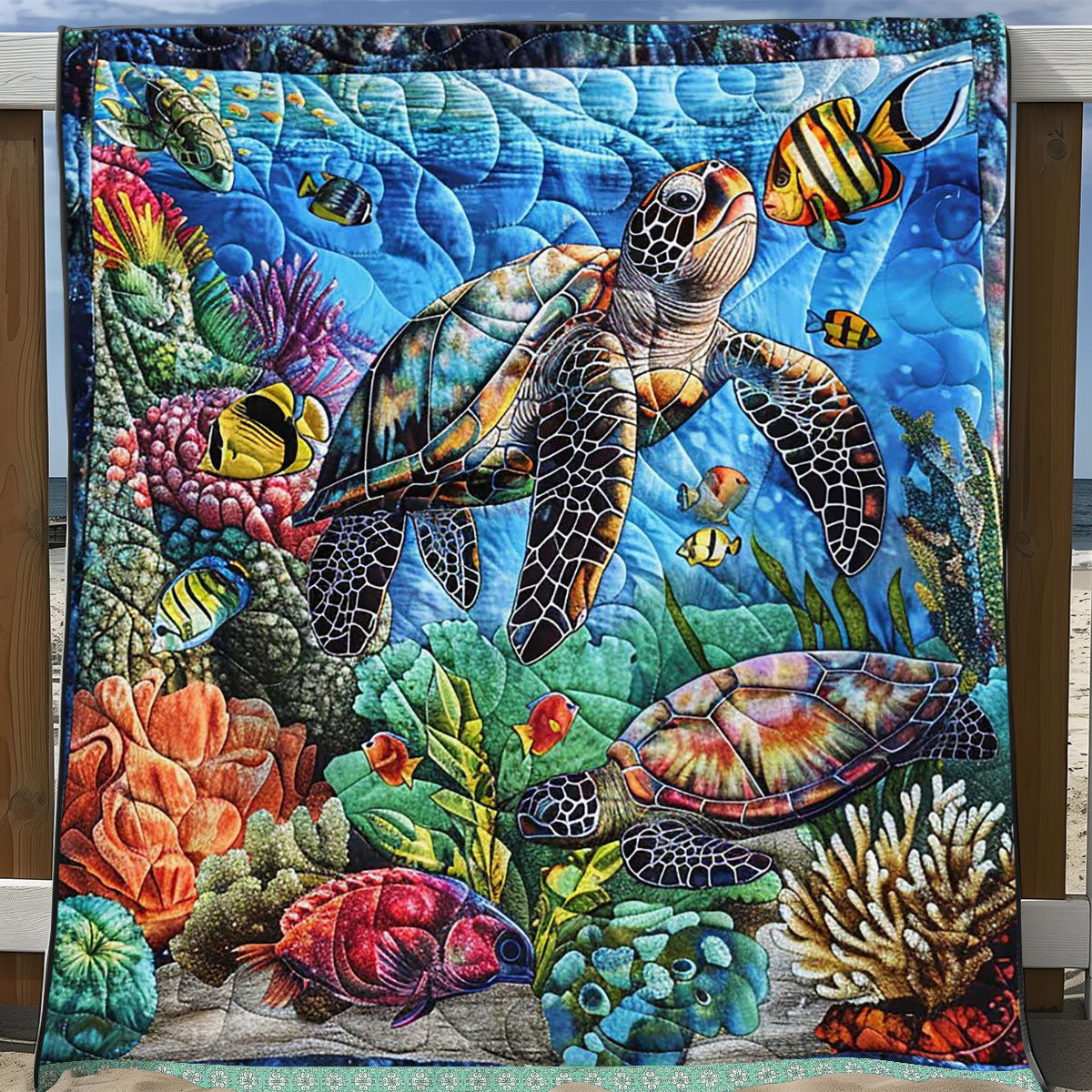 Sea Turtle WJ1109016CL Quilt