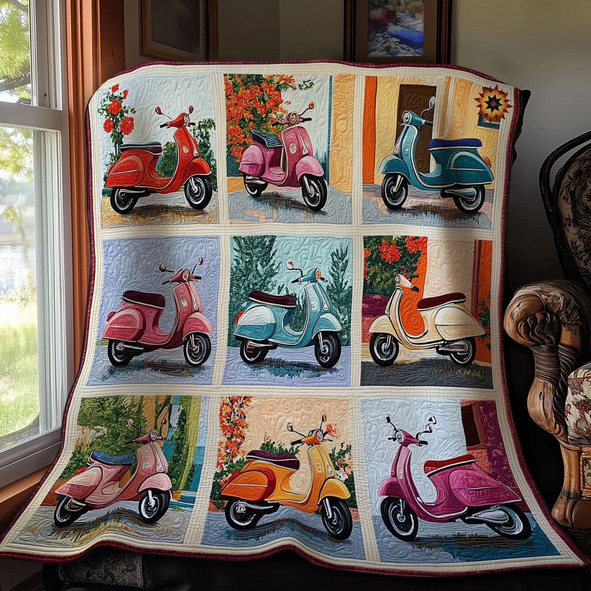 Scooter Lover WY1112018CL Quilt