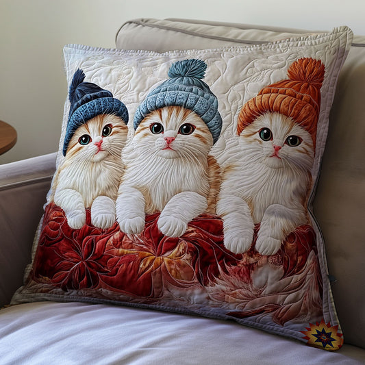 Three Kitten WY1612077CL Quilt Pillow Case