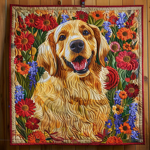 Golden Retriever CW2404014CL Quilt