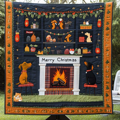 Dog In Black And Orange WN0810039CL Quilt