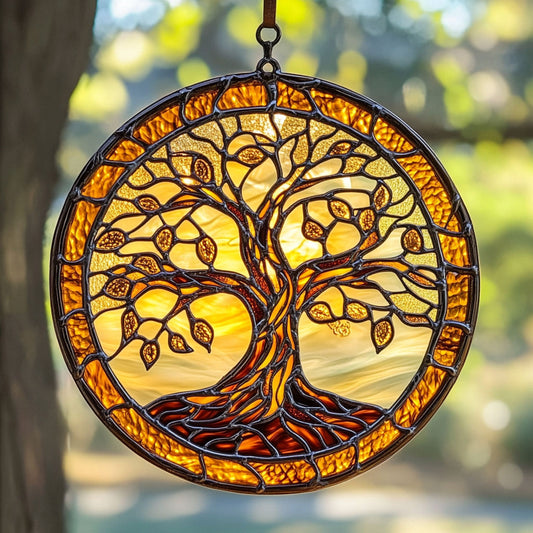 Sunset Tree WY2202218CL Suncatcher