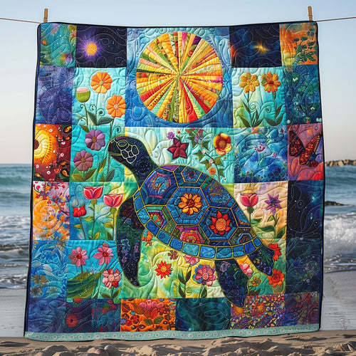 Turtle Patchwork WP3008025CL Quilt