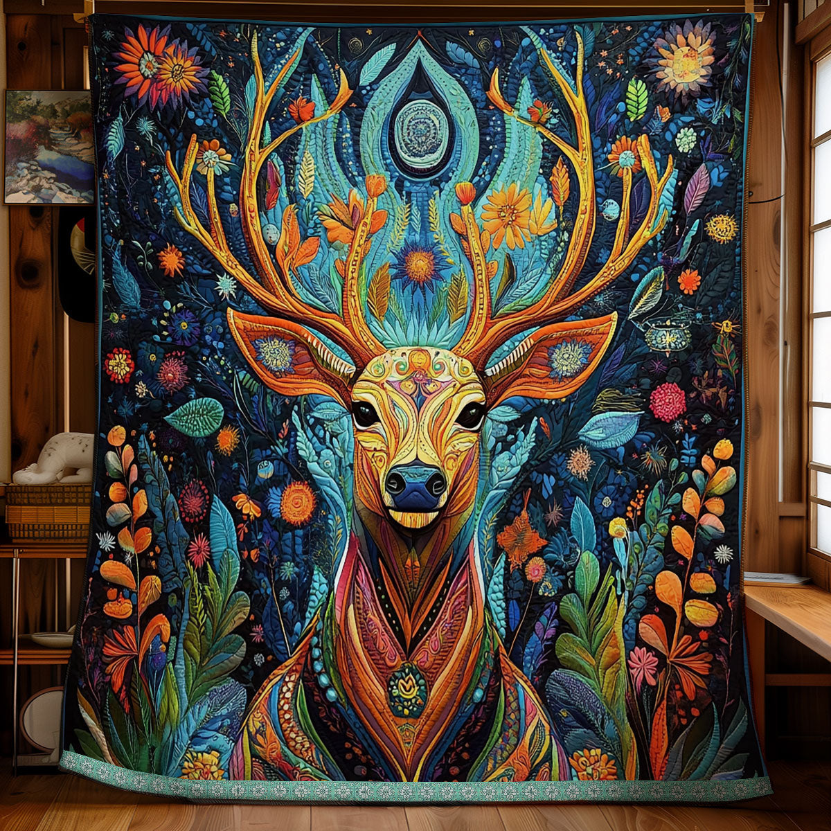 Mystical Deer WX1811031CL Quilt