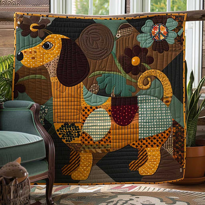 Bright Dachshund WN1510019CL Quilt