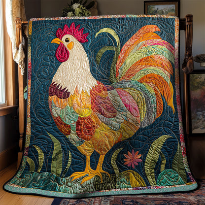Chicken Portrait WX2111007CL Quilt