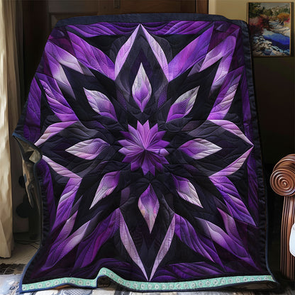 Purple Harmony Blossoms WN1309042CL Quilt