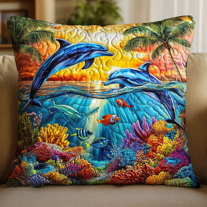 Dolphin Ocean WT2702061CL Quilt Pillow Case