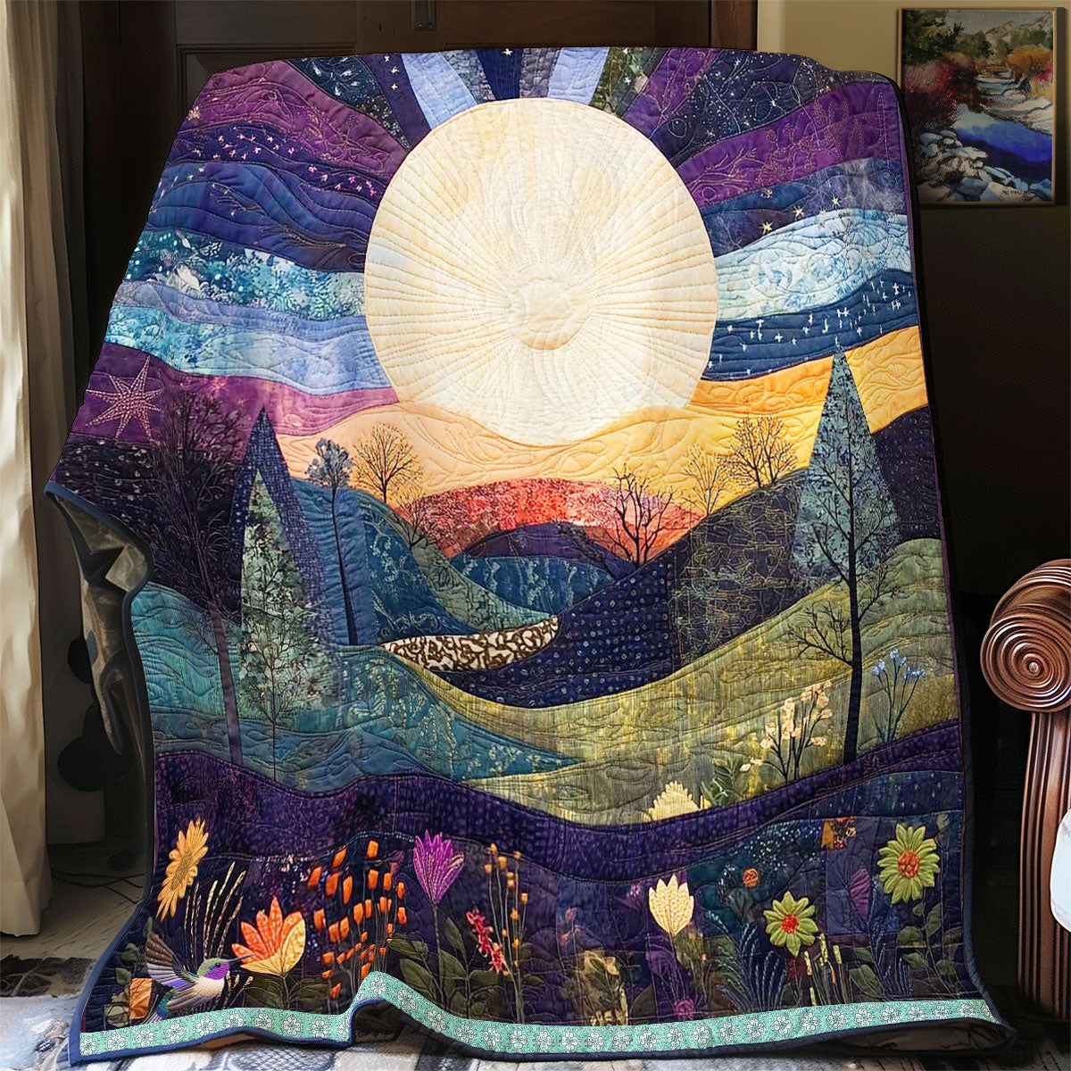 Moonlight Valley Patchwork WP1311010CL Quilt