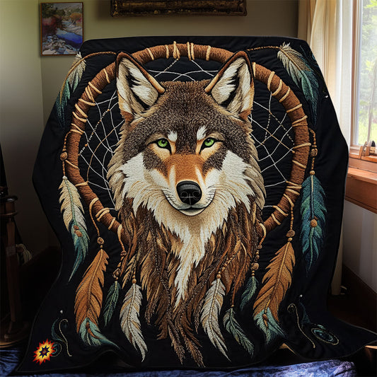 Dreamcatcher Wolf  WX2612022CL Quilt