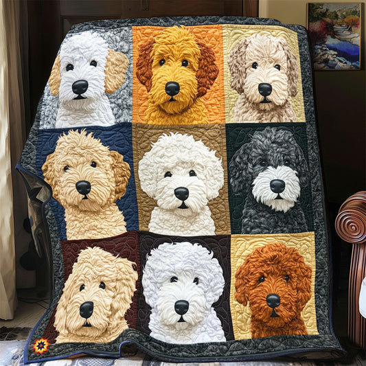 Cute Poodle YR2512011CL Quilt