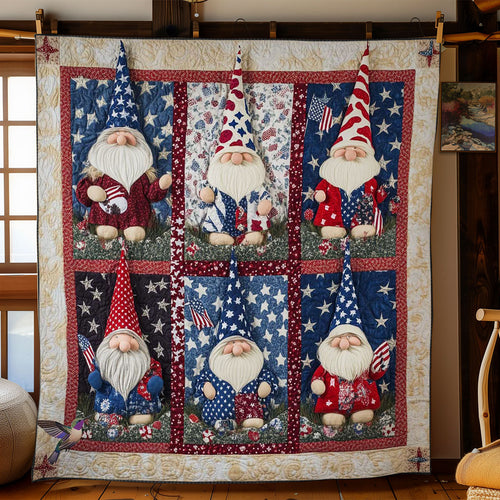 Liberty Flag Gnome WN2811015CL Quilt