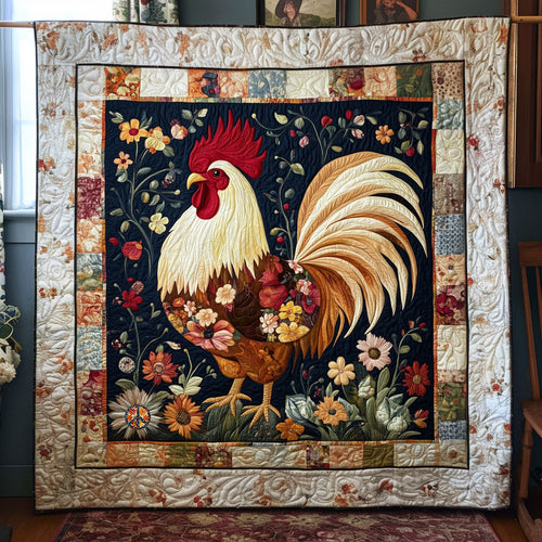 Vintage Chicken WJ2211028CL Quilt