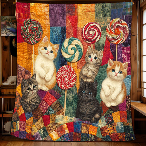 Lollipops Kitten XB1202013CL Quilt
