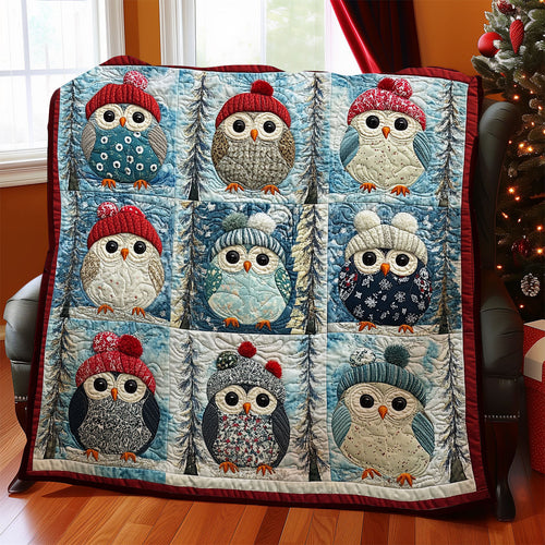 Winter Snow Owl WY1311030CL Quilt