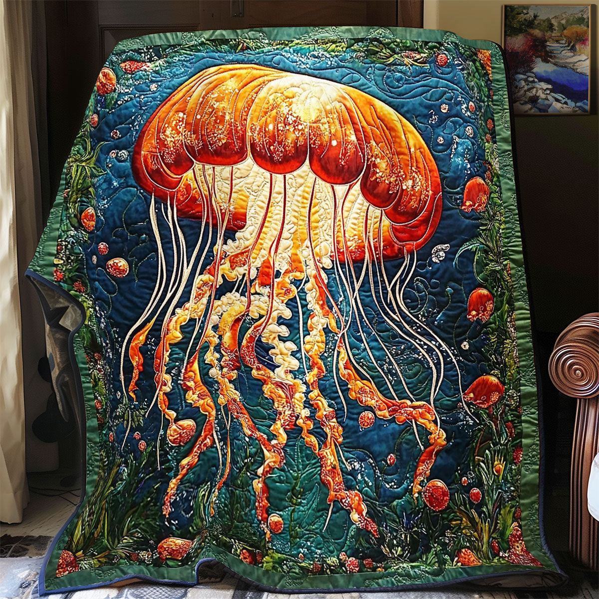 Fire Jellysifh WY1401032CL Quilt
