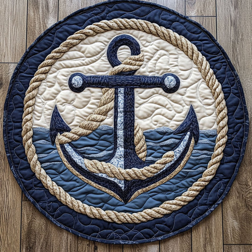 Sailor’s Knot CP1205033CL Quilted Round Mat