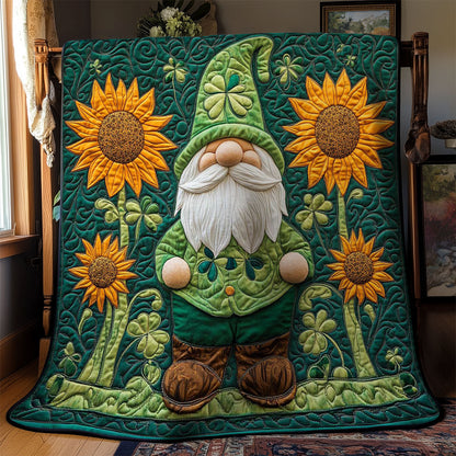 Lucky Gnome And Sunflowers WN3112023CL Quilt