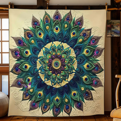 Peacock Mandala WN2111006CL Quilt
