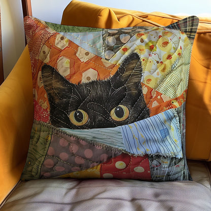 Peeking Cat WJ1410029CL Quilt Pillow Case