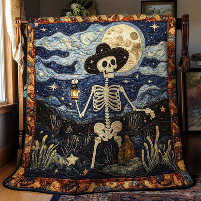 Mystic Skeleton Cowboy WN0411038CL Quilt